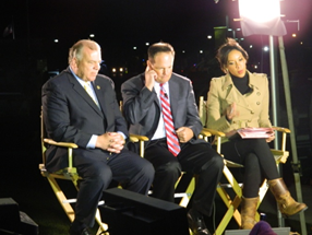 Booker and Lonegan debate at Rowan for U.S. Senate