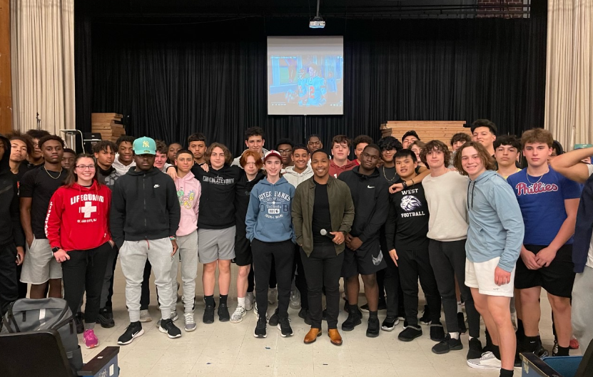 NFL Films Producer Visits Cherry Hill West