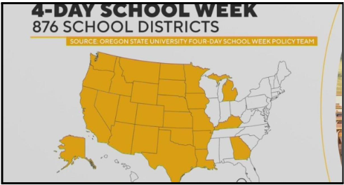 School Districts Adopting 4-Day Weeks